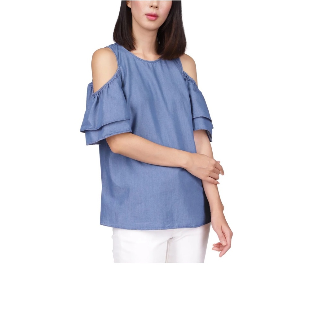 NWT $98 Michael Kors cold shoulder top